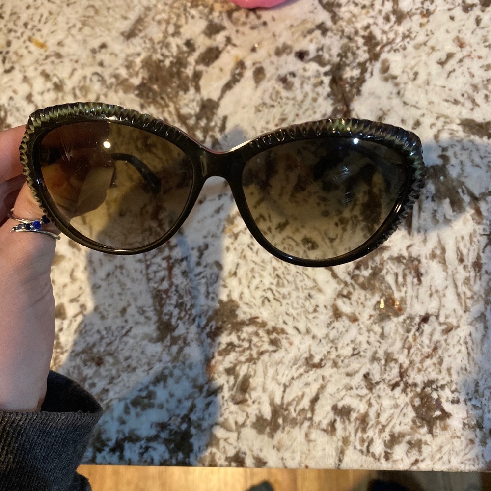 Alexander McQueen sunglasses. Cat eye. Beautiful in all aspects!